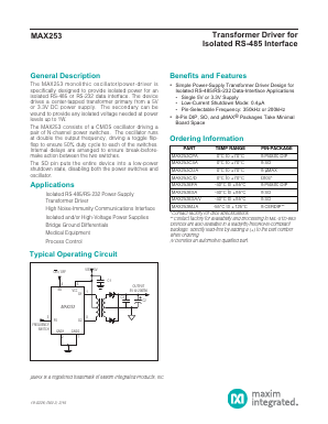 MAX253C Datasheet PDF Maxim Integrated