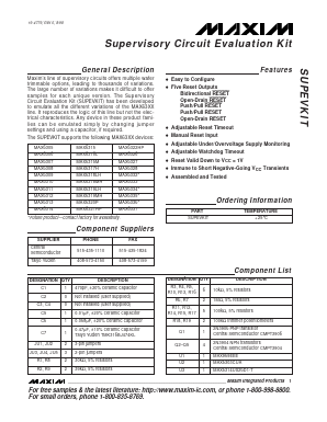 MAX6309_ Datasheet PDF Maxim Integrated