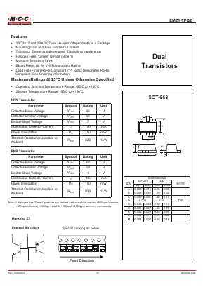 EMZ1-TPQ2 Datasheet PDF Micro Commercial Components