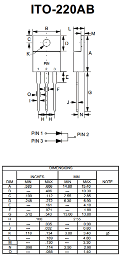MBRF10100CT Datasheet PDF Micro Commercial Components