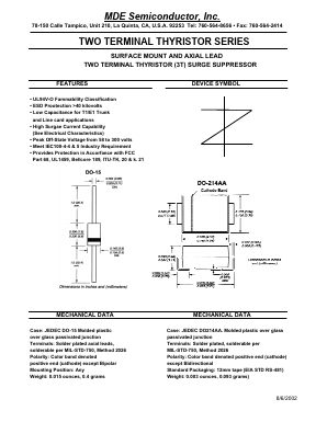 3T064B Datasheet PDF MDE Semiconductor, Inc.