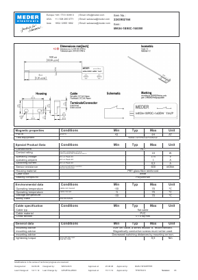 MK041B90C1600W Datasheet PDF Meder Electronic