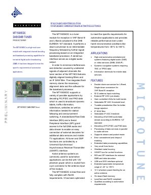 MT1503EDC Datasheet PDF Microtune,Inc