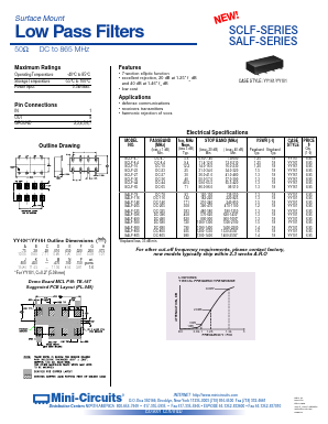 SALF-265 Datasheet PDF Mini-Circuits