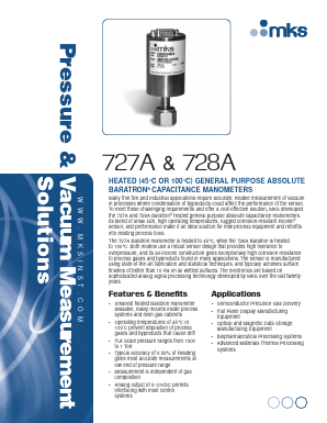 728A Datasheet PDF MKS Instruments.