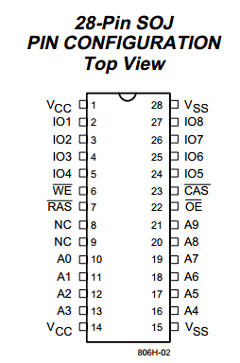 V53C806HK45 Datasheet PDF Mosel Vitelic, Corp