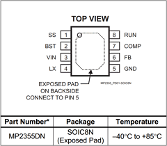 MP2355 Datasheet PDF Monolithic Power Systems