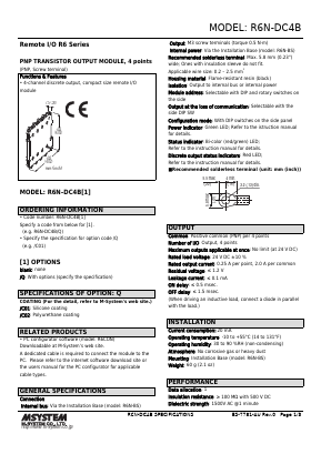 R6N-DC4B Datasheet PDF M-System Co.,Ltd.