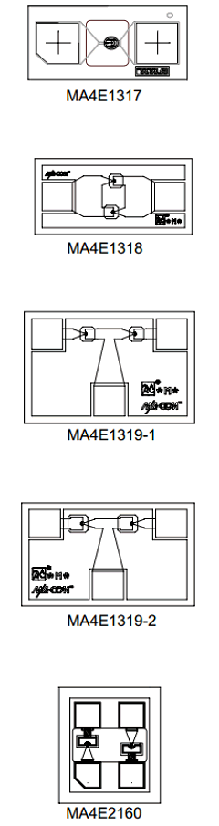 MA4E1319-1 Datasheet PDF Tyco Electronics