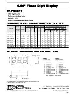 MTN2356-AG Datasheet PDF Marktech Optoelectronics