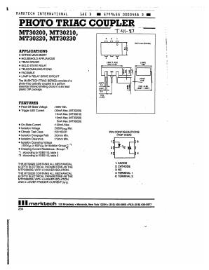 MT30230 Datasheet PDF Marktech Optoelectronics