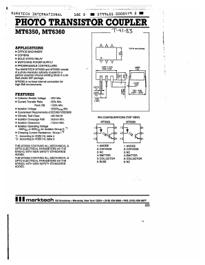 MT6350 Datasheet PDF Marktech Optoelectronics