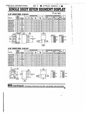 MTN1136-ASR Datasheet PDF Marktech Optoelectronics