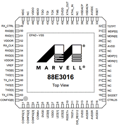 88E3016-NNC1 Datasheet PDF Marvell Semiconductor