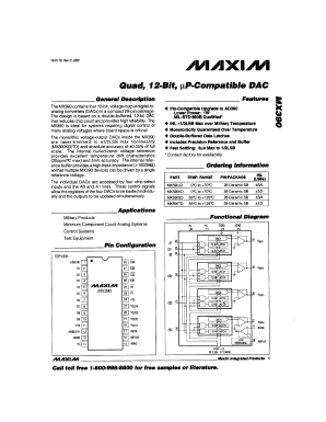 MX390TD Datasheet PDF Maxim Integrated