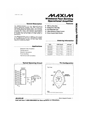 MX3554SM Datasheet PDF Maxim Integrated