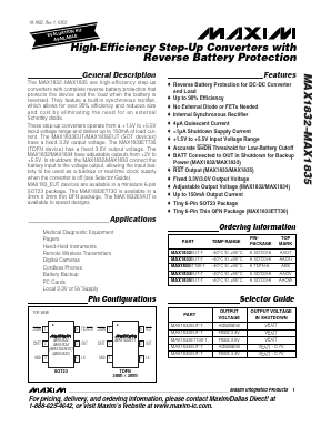 MAX1833EUT-T Datasheet PDF Maxim Integrated