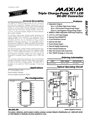 MAX1747EUP Datasheet PDF Maxim Integrated