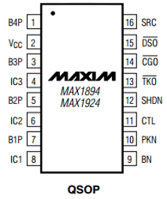 MAX1894XEEE Datasheet PDF Maxim Integrated