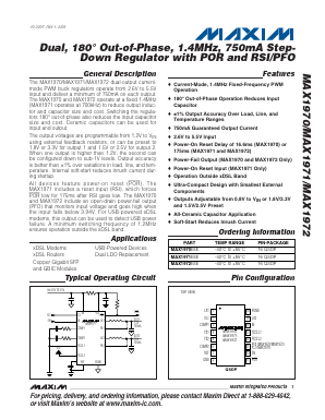 MAX1970EEE Datasheet PDF Maxim Integrated