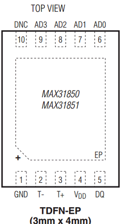 MAX31851SATB Datasheet PDF Maxim Integrated