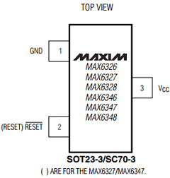 MAX6328 Datasheet PDF Maxim Integrated