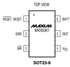 MAX6363HUT31-T Datasheet PDF Maxim Integrated