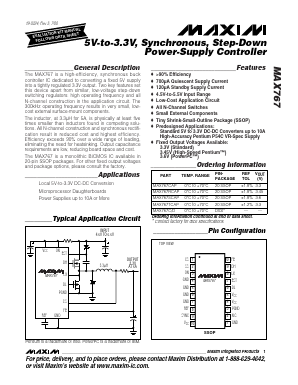 MAX767T Datasheet PDF Maxim Integrated
