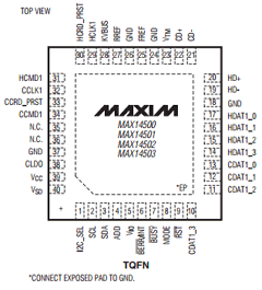 MAX14503AEWN Datasheet PDF Maxim Integrated
