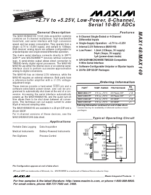 MAX148AMJP Datasheet PDF Maxim Integrated