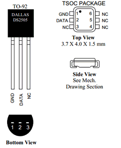 DS2505TR Datasheet PDF Maxim Integrated