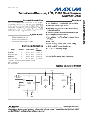 DS4422N Datasheet PDF Maxim Integrated