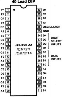 ICM7211AIQ Datasheet PDF Maxim Integrated