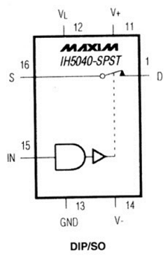 IH5040C Datasheet PDF Maxim Integrated