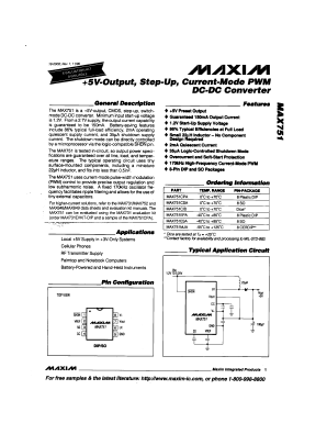 MAX751MJA Datasheet PDF Maxim Integrated