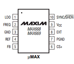 MAX669EUB/V Datasheet PDF Maxim Integrated