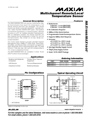 MAX1805 Datasheet PDF Maxim Integrated
