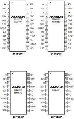 MAX1778 Datasheet PDF Maxim Integrated