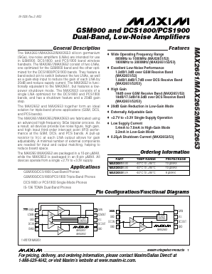MAX2653 Datasheet PDF Maxim Integrated
