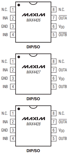 MAX4426C_D Datasheet PDF Maxim Integrated