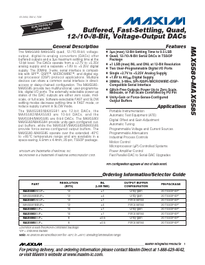 MAX5585 Datasheet PDF Maxim Integrated