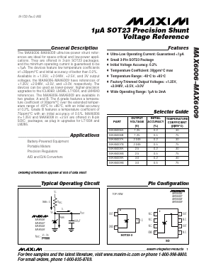 MAX6007A Datasheet PDF Maxim Integrated