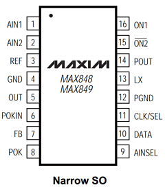 MAX848 Datasheet PDF Maxim Integrated