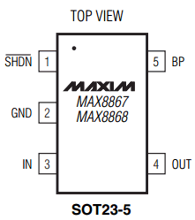 MAX8868 Datasheet PDF Maxim Integrated