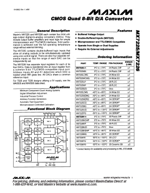 MX7225 Datasheet PDF Maxim Integrated