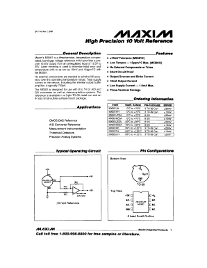 MX581K Datasheet PDF Maxim Integrated