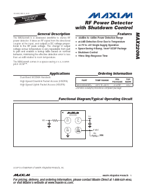 MAX2209AEBS+ Datasheet PDF Maxim Integrated