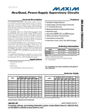 MAX6888KETE Datasheet PDF Maxim Integrated