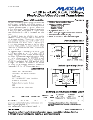 MAX3023EUD+ Datasheet PDF Maxim Integrated