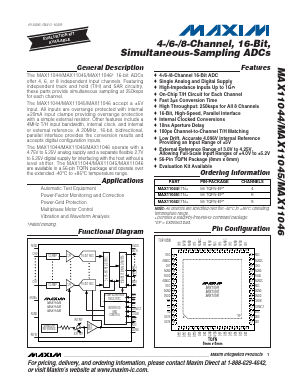 MAX11045 Datasheet PDF Maxim Integrated
